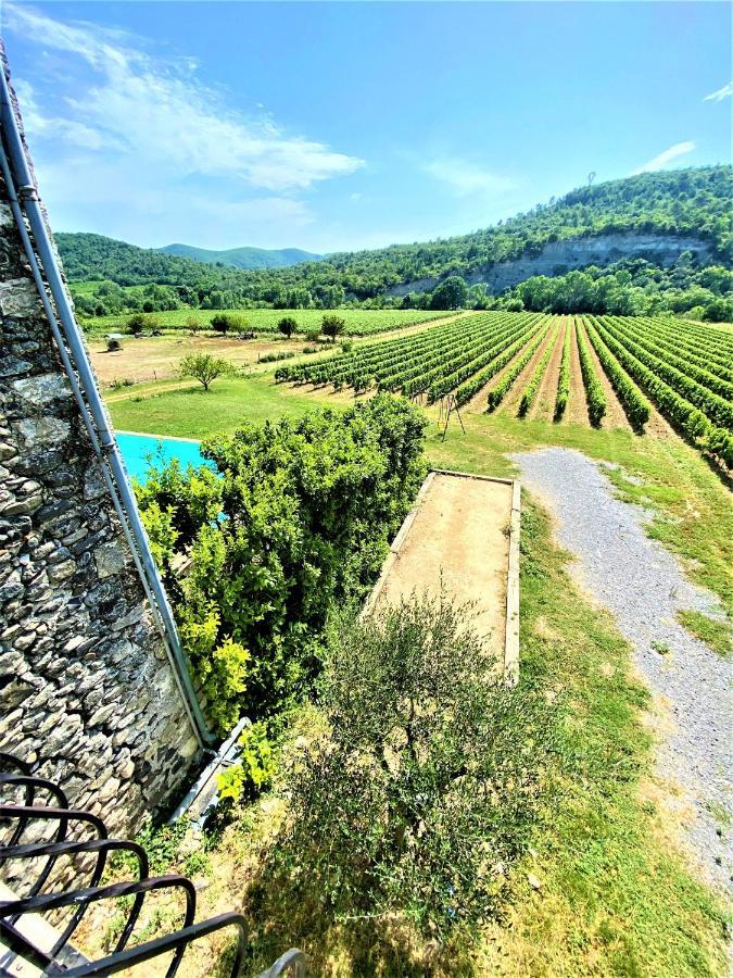 12-14p Avec Vue Piscine Chauffee En Saison, Terrain De Petanque Et Jeux Exterieurs Hébergement de vacances Alba-la-Romaine